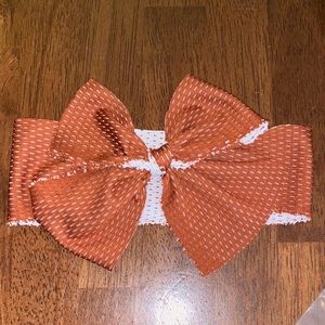 Basketball jersey inspired bow